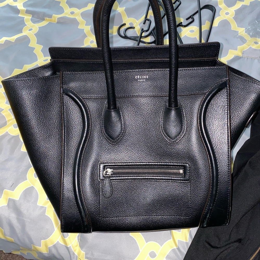 Celine mini luggage handbag